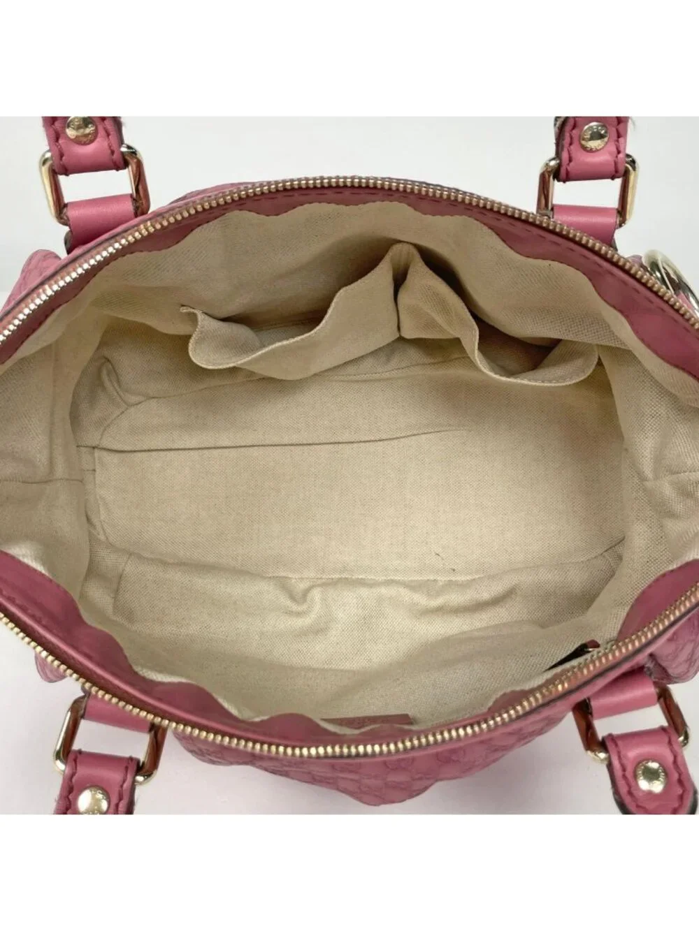 Gucci Handbag Sukey Micro 2-Way Leather Pink